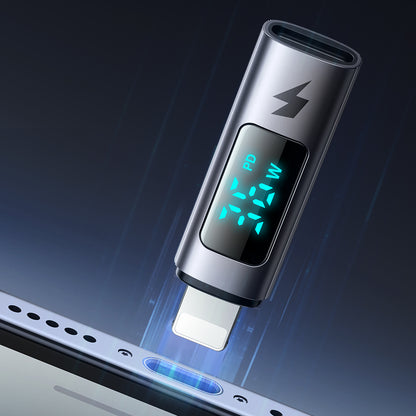 Daten- und Ladeadapter USB-C - Lightning McDodo OT-6100 Wales Display, Schwarz