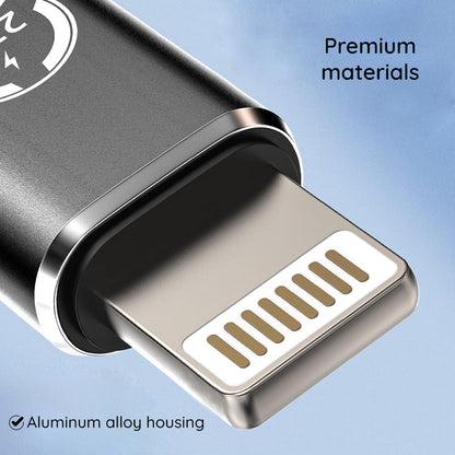 USB-C - Lightning Data and Charging Adapter Techsuit A11 TitanCoreX, Gray