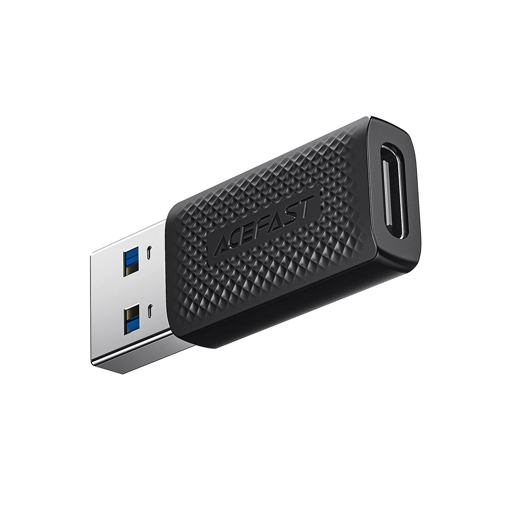 Daten- und Ladeadapter USB-C - USB-A Acefast J2, Schwarz