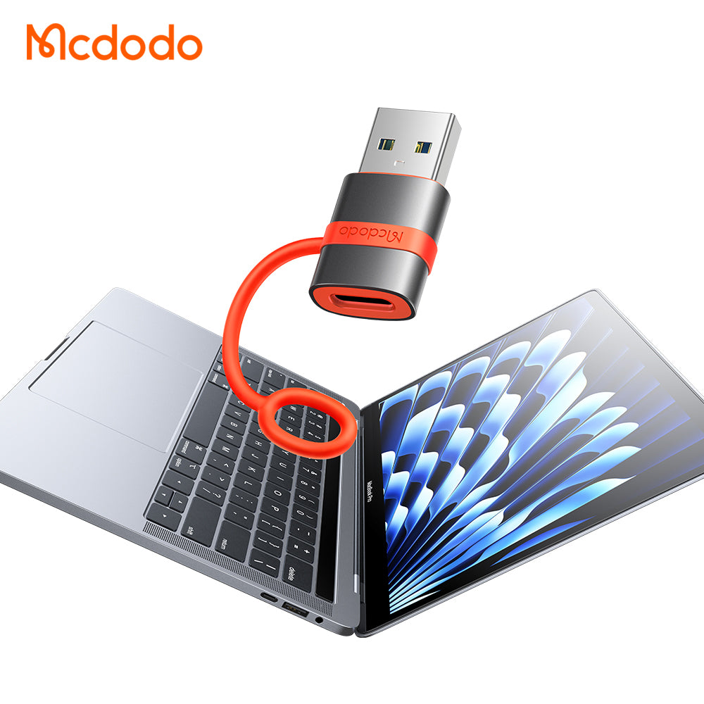 USB-C to USB-A Data and Charging Adapter McDodo OT-3800, Gray