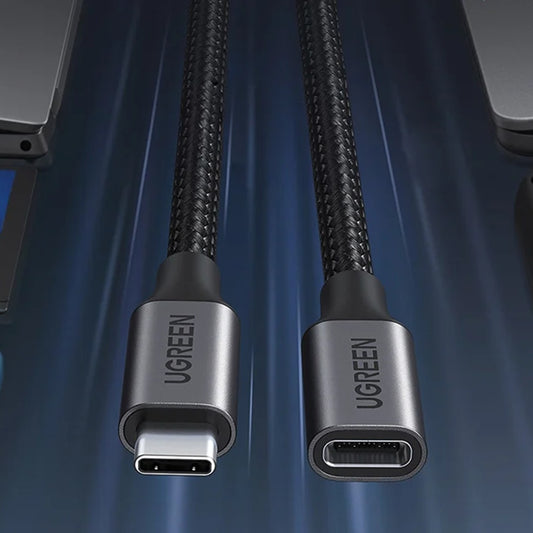 USB-C Verlängerungskabel UGREEN US372 (45191), 1m, Schwarz