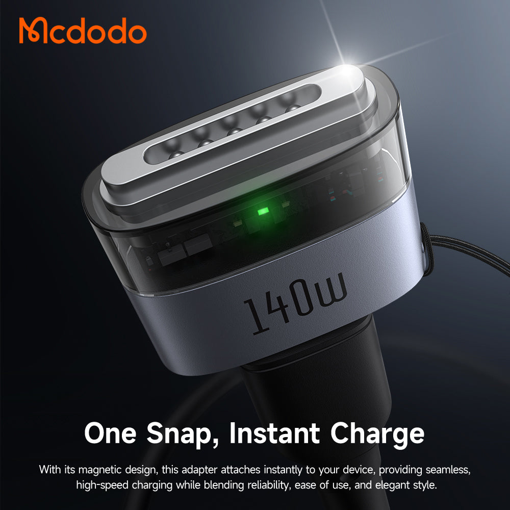 USB-C Ladeadapter - MagSafe 3 McDodo OT-8850, Schwarz