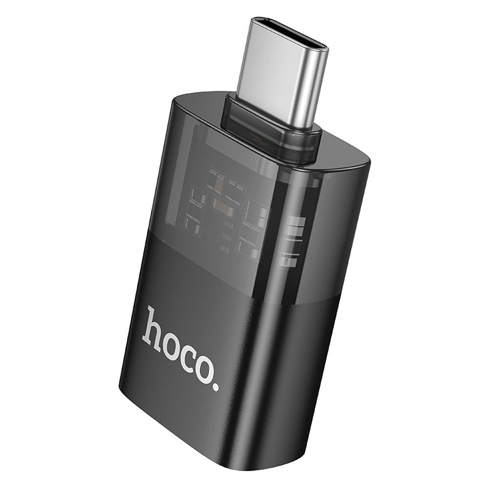 OTG Adapter USB-C - USB-A HOCO UA36B, Schwarz