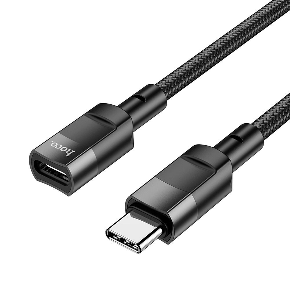 Daten- und Ladeadapter USB-C - USB-C HOCO U107, 1.2m, Schwarz