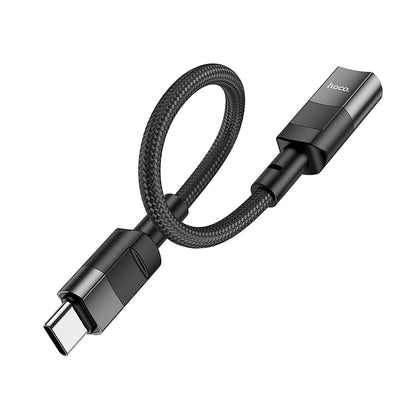 Adapter OTG USB-C - Lightning HOCO U107, 0,1 m, Schwarz