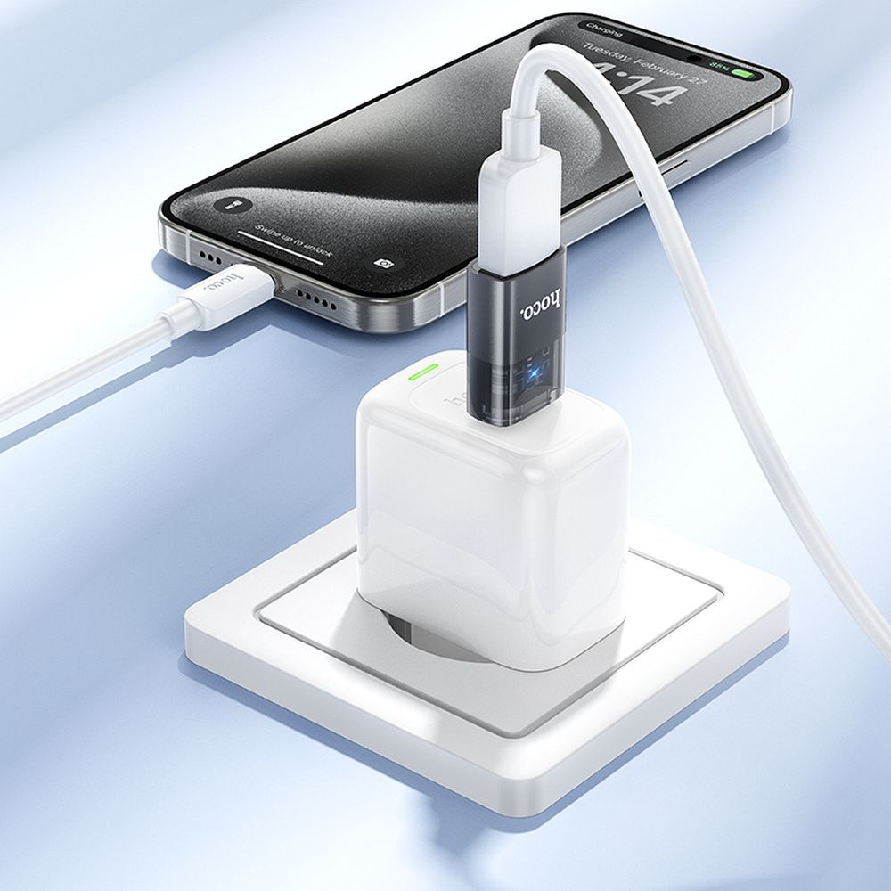 OTG Adapter USB-C - USB-A HOCO UA36B, Schwarz