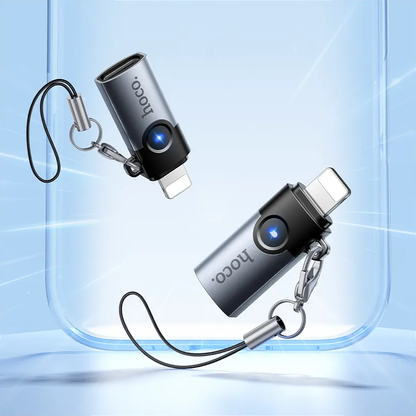 USB-C-Daten- und Ladeadapter - Lightning HOCO UA46A, Grau