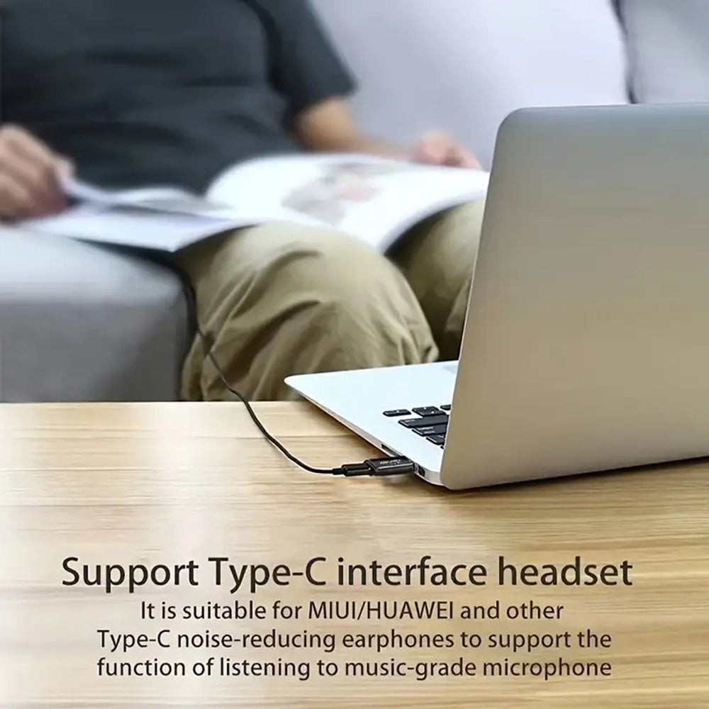 OTG Adapter USB-C - USB-A Techsuit A14 AluCoreX, Schwarz