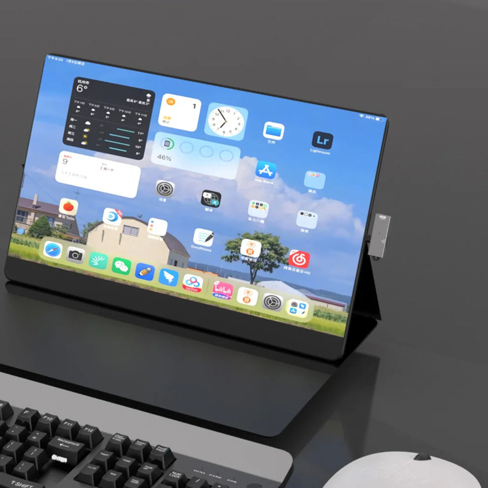 OTG Adapter USB-C - USB-A Techsuit A21, Grau