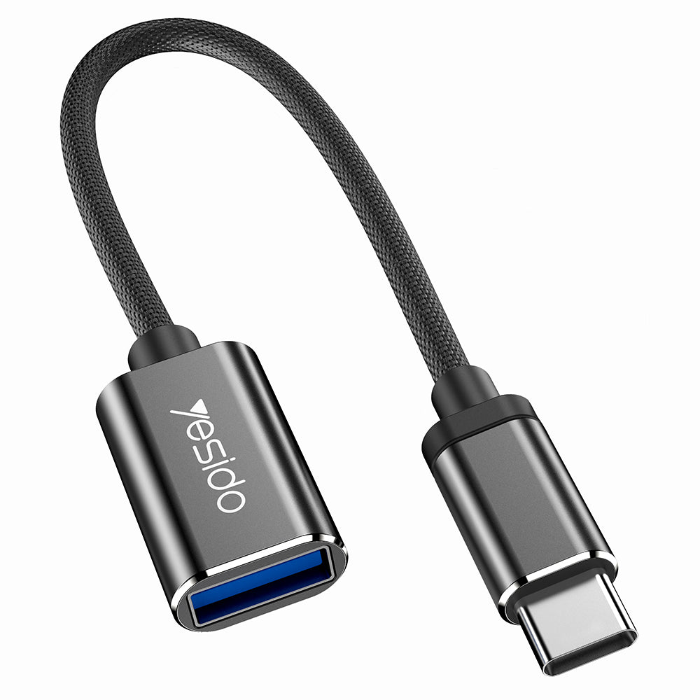 OTG Adapter USB-C - USB-A Yesido GS01, Schwarz