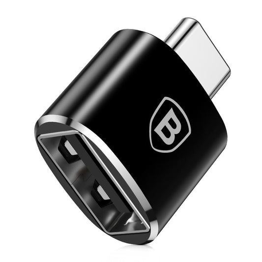 Baseus USB-A - USB-C OTG-Adapter, Schwarz CATOTG-01