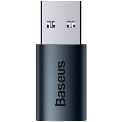 USB-C - USB-A Daten- und Ladeadapter Baseus Ingenuity, Blau ZJJQ000103