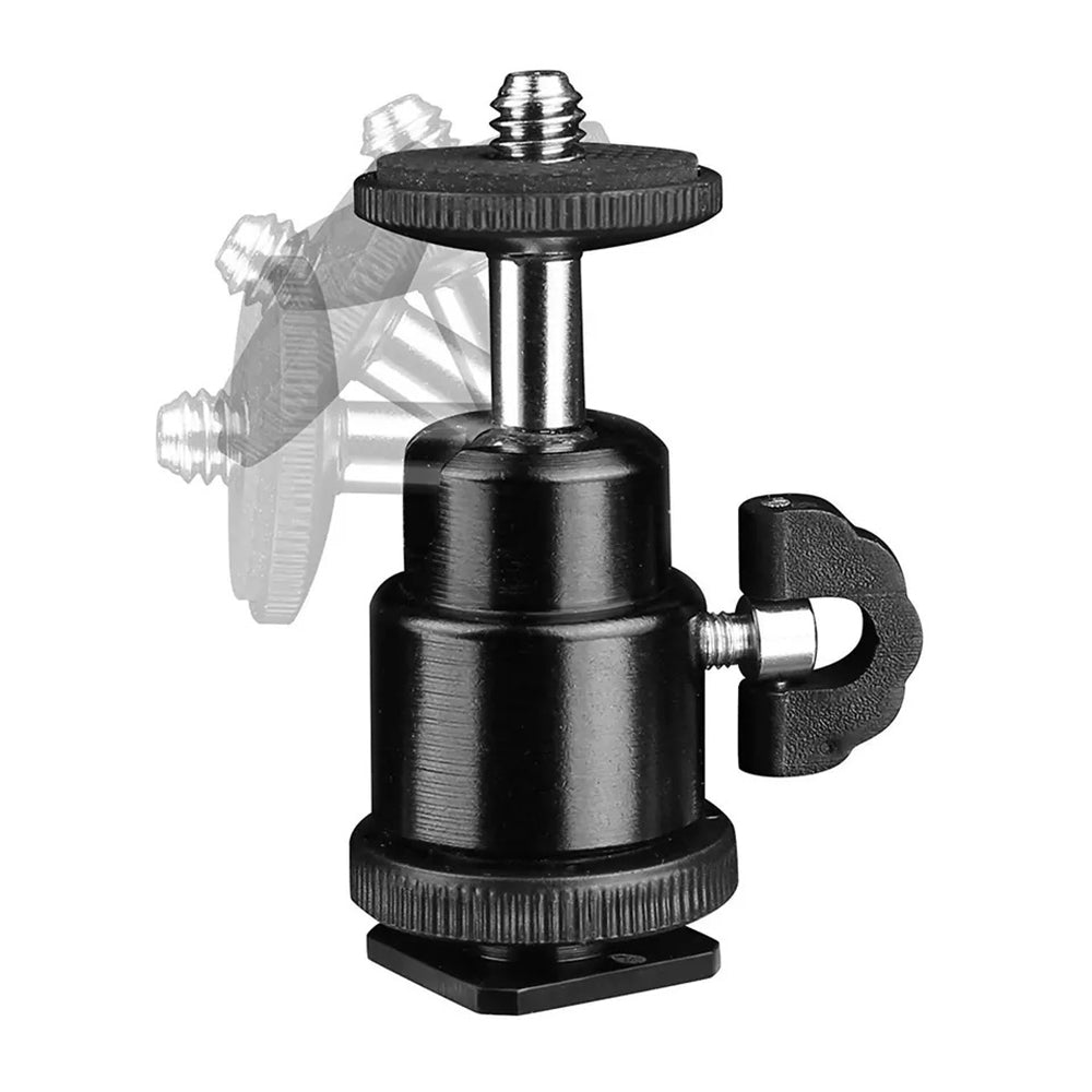 Adapter Cold Shoe - 1/4 Zoll Techsuit BH-2, Schwarz