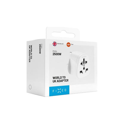 Netzwerkadapter Fixed EU / US / AUS - UK, Weiß