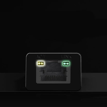 UGREEN CR110 Netzwerkkarte, RJ45, USB, Schwarz