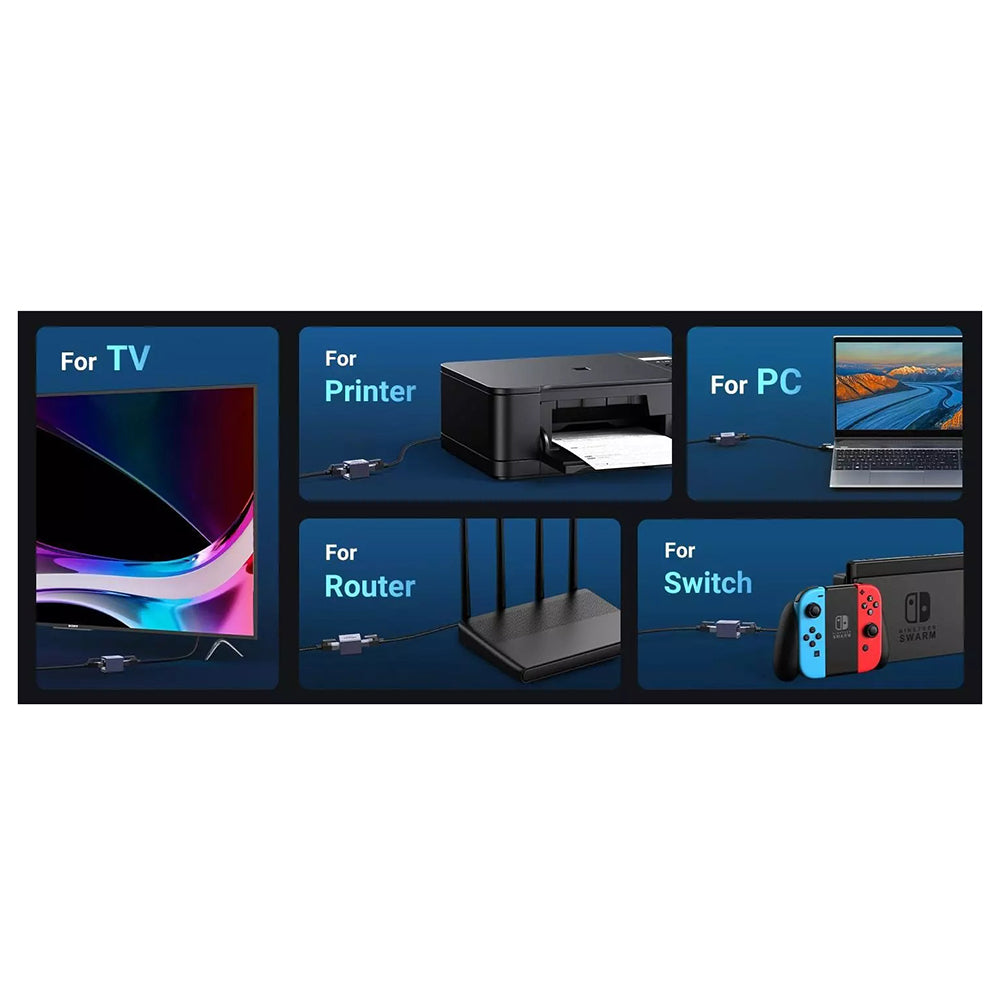 Netzwerkadapter UGREEN NW261, RJ45 - RJ45, Schwarz