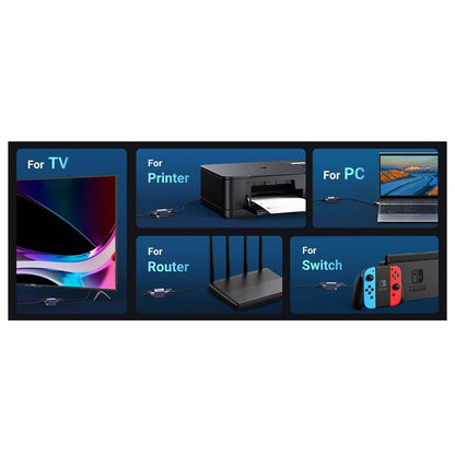Netzwerkadapter UGREEN NW261, RJ45 - RJ45, Schwarz