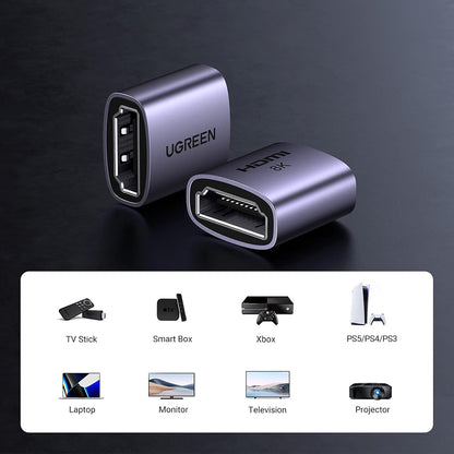 Videoadapter UGREEN HD159 (90592), HDMI - HDMI, 8K, Grau