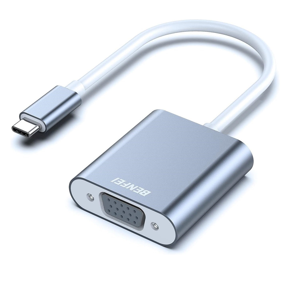 USB-C-zu-VGA Videoadapter Benfei, Grau