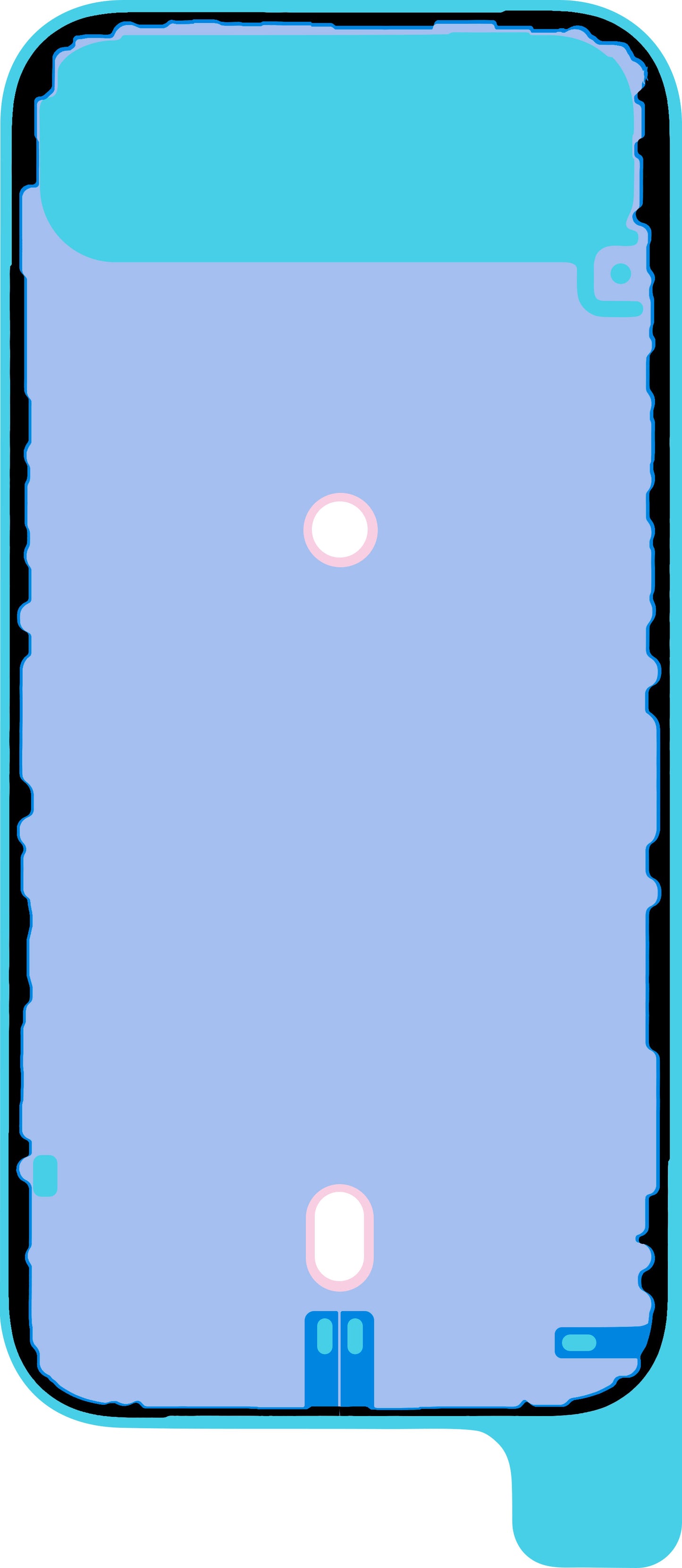 Klebstoff Batterieabdeckung Apple iPhone 17 Air, Service Pack 923-12838