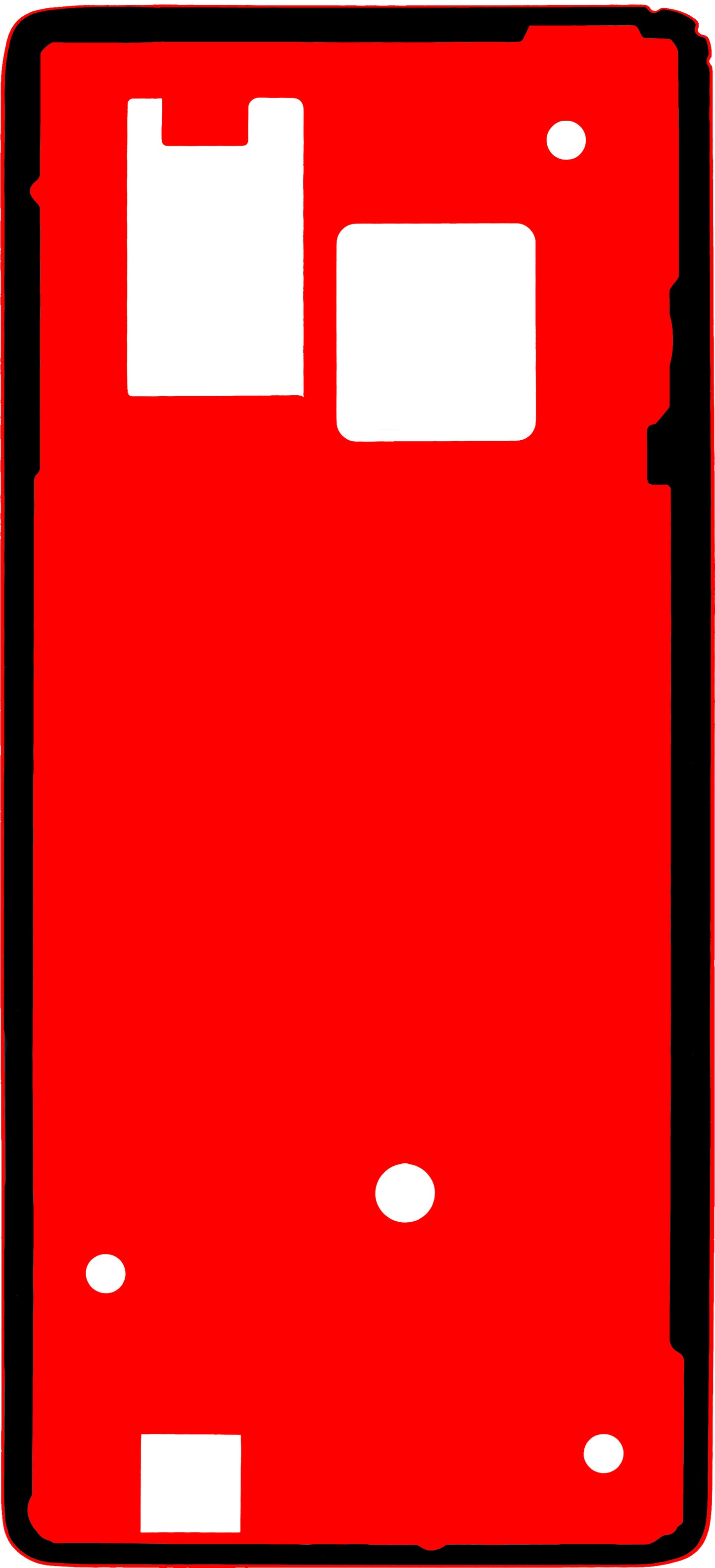 Klebstoff Batterieabdeckung Motorola Moto G85, Service Pack 5948C24892