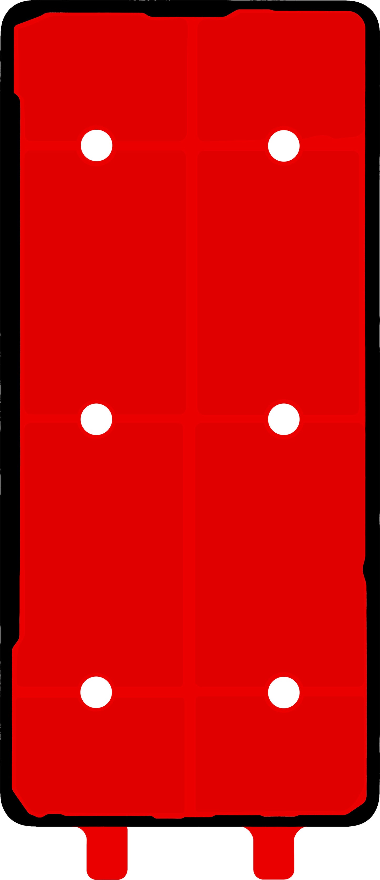 Klebstoff Batterieabdeckung Realme GT 6T, Service Pack 612717000309