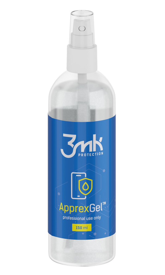 3MK ApprexGel Gel-Lösung zum Anbringen von Schutzfolien aus Kunststoff/Silikon, 150 ml