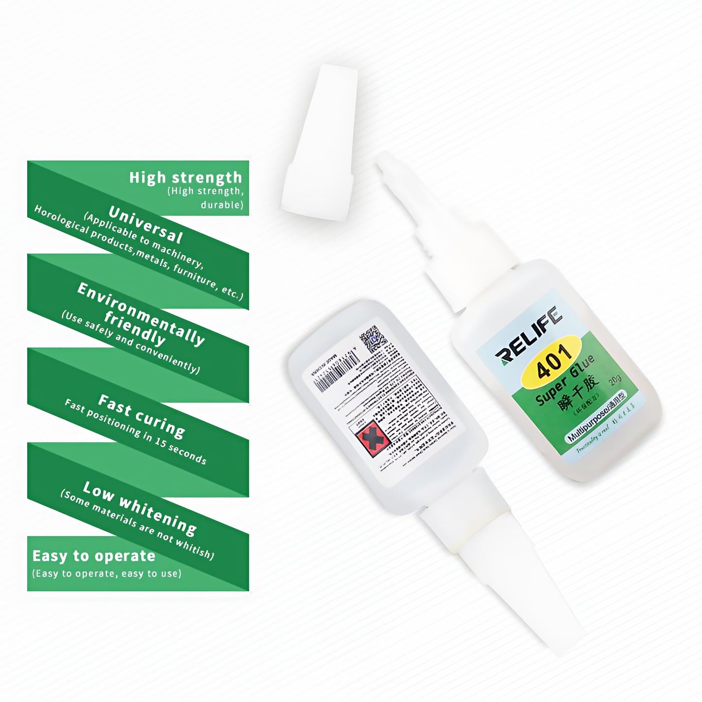 Flüssigkleber Super Glue Relife RL-401, 20ml