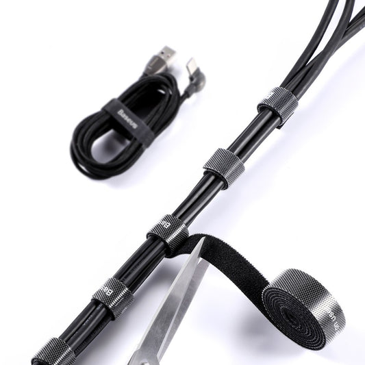 Kabelorganisator Baseus Circle, Velcro, 3m, Schwarz ACMGT-F01