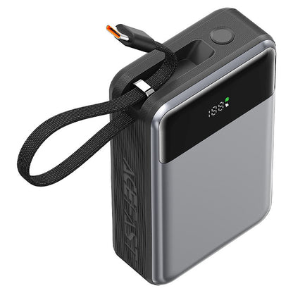 Externer Akku Acefast M21, 20000mAh, 65W, QC + PD, 1 x USB-A - 2 x USB-C, Schwarz
