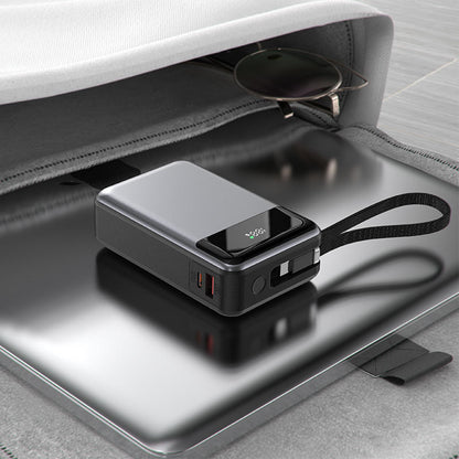 Externer Akku Acefast M21, 20000mAh, 65W, QC + PD, 1 x USB-A - 2 x USB-C, Schwarz