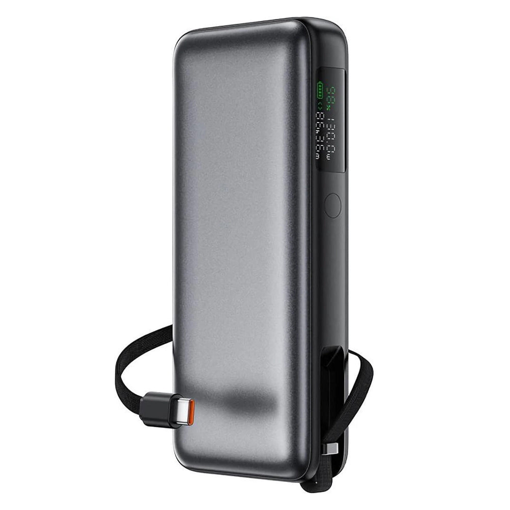 Externer Akku Acefast M22, 20000mAh, 130W, QC + PD, 1 x USB-A - 2 x USB-C, Schwarz