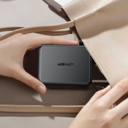 Externer Akku Acefast M28, 10000mAh, 22.5W, QC + PD, 1 x USB-A - 2 x USB-C, Schwarz