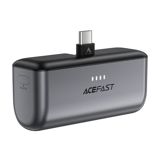 Acefast M9 Externe Batterie, 5000mAh, 20W, PD, 2 x USB-C, Schwarz