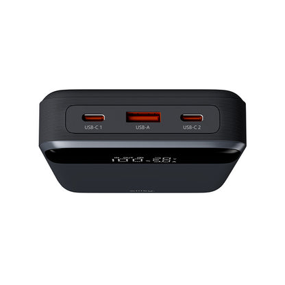 Externer Akku Allity. APB-200 PocketPower, 19200mAh, 130W, QC + PD, 1 x USB-A - 2 x USB-C, Grau