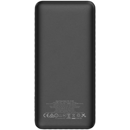 Externer Akku Anker, 10000mAh, 22.5W, QC + PD, 1 x USB-A - 1 x USB-C, Schwarz A1388G11