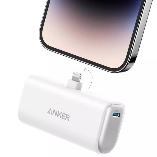 Externer Akku Anker Nano, 5000mAh, 12W, 1 x Lightning, Weiß A1645G21