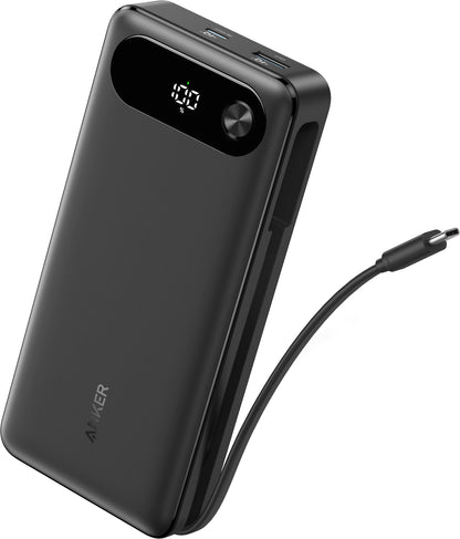 Externer Akku Anker PowerCore, 20000mAh, 87W, QC + PD, 1 x USB-A - 2 x USB-C, Schwarz, Wiederverpackt A1383H11