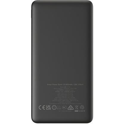 Externer Akku Anker PowerCore 324, 10000 mAh, 12 W, 1 x USB-A - 1 x USB-C, Schwarz A1237G11