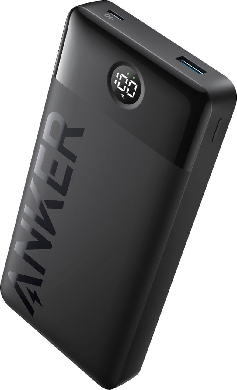 Externer Akku Anker PowerCore 326, 20000 mAh, 15 W, 1 x USB-A - 1 x USB-C, Schwarz A1367G11