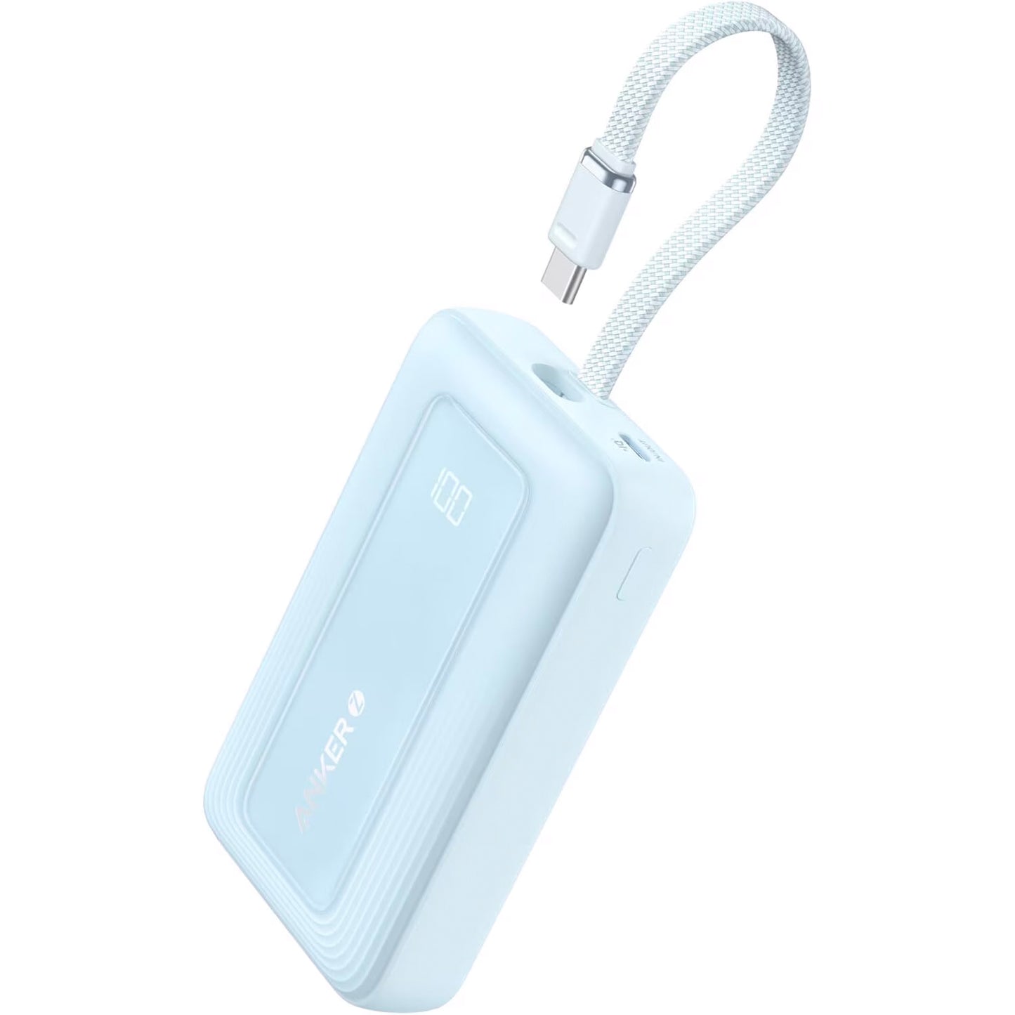 Externer Akku Anker Zolo, 10000mAh, 30W, QC + PD, 1 x USB-A - 2 x USB-C, Blau A1688031