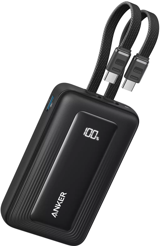 Externer Akku Anker Zolo, 20000mAh, 45W, QC + PD, 1 x USB-A - 3 x USB-C, Schwarz A1681H12