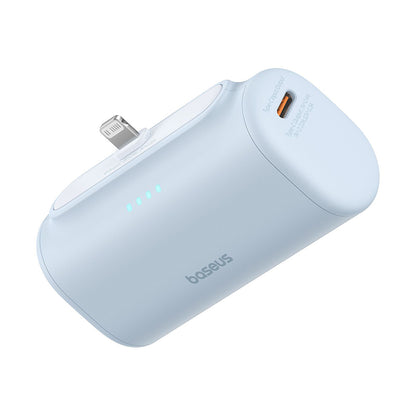 Externer Akku Baseus Compact, 5000mAh, 20W, PD, 1 x Lightning - 1 x USB-C, Blau P10068307313-00