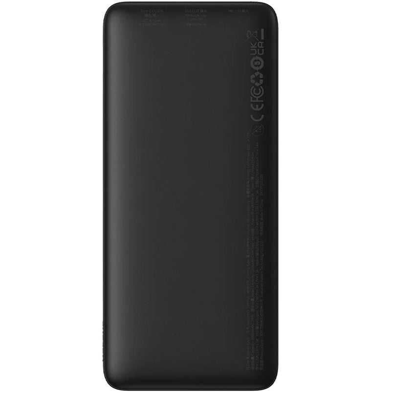 Externer Baseus Airpow-Akku, 10.000 mAh, 20 W, QC + PD, 1 x USB-A – 1 x USB-C, Schwarz PPQD090001