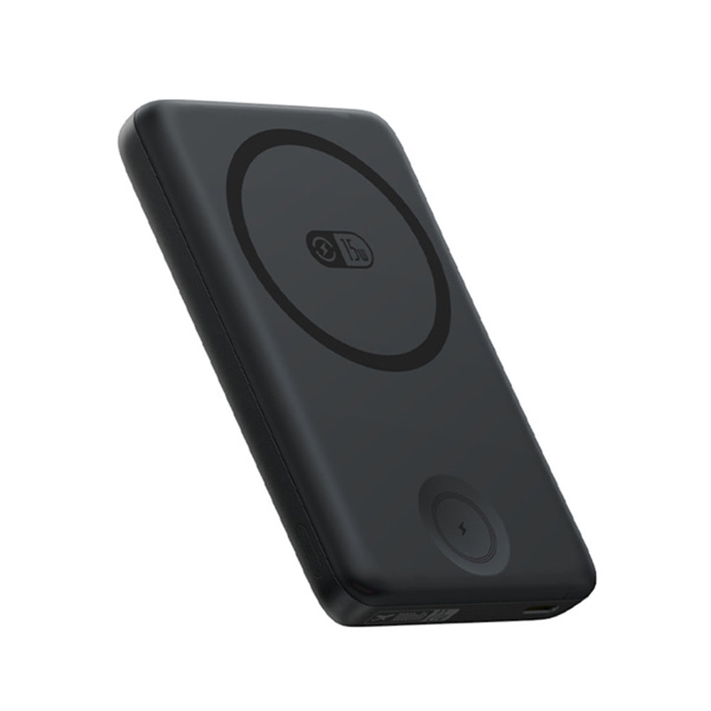 Baseus EnerFill FT11 External Battery Bank, 10000mAh, 27W, PD + QI + FQI, 2 x QI - 1 x USB-C, Black P1008210G123-00