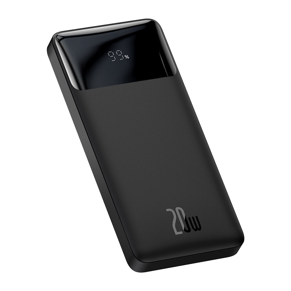 Externer Akku Baseus Bipow, 10000mAh, 20W, QC + PD, 1 x USB-C - 2 x USB-A, Schwarz PPBD050301