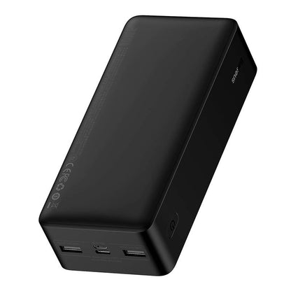 Baseus Bipow Externer Akku, 30000 mAh, 15 W, 1 x USB-C – 2 x USB-A, Schwarz PPBD050201