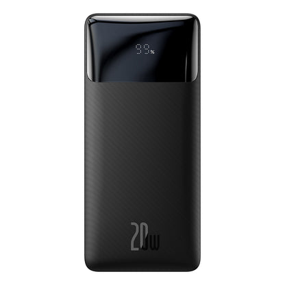 Externer Akku Baseus Bipow, 10000mAh, 20W, QC + PD, 1 x USB-C - 2 x USB-A, Schwarz PPBD050301