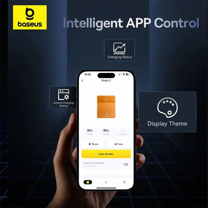 Externer Akku Baseus Blade 2, 12000mAh, 65W, PD, 2 x USB-C, Orange P10063801733-00