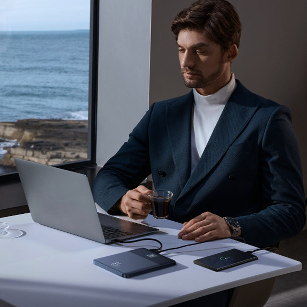 Externer Akku Baseus Blade 2, 12000mAh, 65W, PD, 2 x USB-C, Orange P10063801733-00